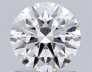 Picture of Lab Grown Diamond 1.09 Carats, Round with Ideal Cut, E Color, VS1 Clarity and Certified by IGI