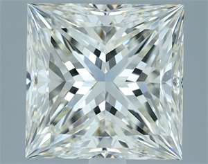 Foto Diamante Natural 3.20 quilates, Princesa , Color I, claridad VS1 y certificado IGI de