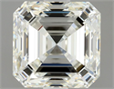 Diamante Natural 1.70 quilates, Asscher , Color J, claridad VVS1 y certificado GIA