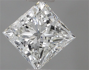 Picture of Natural Diamond 0.70 Carats, Princess with  Cut, H Color, VS1 Clarity and Certified by GIA