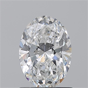 Picture of Natural Diamond 1.01 Carats, Oval with  Cut, E Color, VS2 Clarity and Certified by GIA