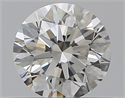 Natural Diamond 0.40 Carats, Round with Excellent Cut, H Color, VS1 Clarity and Certified by GIA