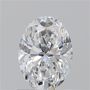 Picture of Natural Diamond 1.01 Carats, Oval with  Cut, E Color, VVS1 Clarity and Certified by GIA