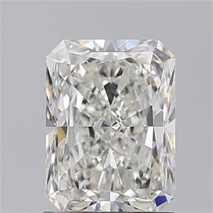 Picture of Natural Diamond 1.50 Carats, Radiant with  Cut, H Color, VS2 Clarity and Certified by GIA