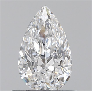 Picture of Natural Diamond 0.50 Carats, Pear with  Cut, D Color, VS1 Clarity and Certified by GIA