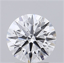 Lab Grown Diamond 2.02 Carats, Round with Excellent Cut, D Color, IF Clarity and Certified by GIA