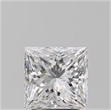 Natural Diamond 2.50 Carats, Princess with  Cut, F Color, VS1 Clarity and Certified by GIA