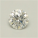 Natural Diamond 0.70 Carats, Round with Excellent Cut, H Color, SI1 Clarity and Certified by GIA