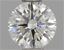 Natural Diamond 0.51 Carats, Round with Excellent Cut, I Color, VS2 Clarity and Certified by IGI