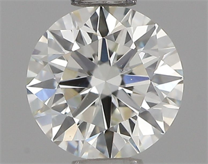Picture of Natural Diamond 0.51 Carats, Round with Excellent Cut, I Color, VS2 Clarity and Certified by IGI