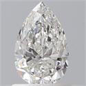 Natural Diamond 0.81 Carats, Pear with  Cut, F Color, VS1 Clarity and Certified by GIA