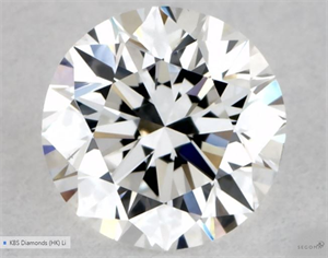 Foto Diamante Natural 0.50 quilates, Redondo , Color E, claridad VS2 y certificado GIA de