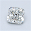 Natural Diamond 1.04 Carats, Cushion with  Cut, H Color, I1 Clarity and Certified by GIA