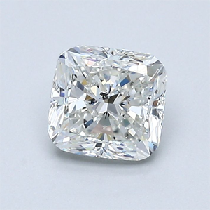 Picture of Natural Diamond 1.04 Carats, Cushion with  Cut, H Color, I1 Clarity and Certified by GIA