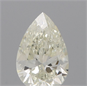 Natural Diamond 0.53 Carats, Pear with  Cut, I Color, SI2 Clarity and Certified by IGI