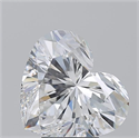 Natural Diamond 5.02 Carats, Heart with  Cut, F Color, VS2 Clarity and Certified by GIA