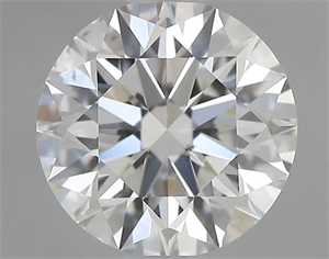 Picture of Natural Diamond 0.91 Carats, Round with Excellent Cut, J Color, VS2 Clarity and Certified by GIA