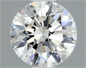 Diamante Natural 0.45 quilates, Redondo , Color F, claridad IF y certificado GIA