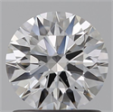 Lab Grown Diamond 0.99 Carats, Round with Ideal Cut, D Color, VVS2 Clarity and Certified by IGI