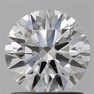 Picture of Lab Grown Diamond 0.99 Carats, Round with Ideal Cut, D Color, VVS2 Clarity and Certified by IGI