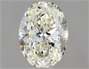 Natural Diamond 1.80 Carats, Oval with  Cut, J Color, VS2 Clarity and Certified by GIA