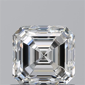 Picture of Natural Diamond 0.92 Carats, Asscher with  Cut, G Color, VVS2 Clarity and Certified by GIA