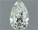 Natural Diamond 0.50 Carats, Pear with  Cut, I Color, VVS1 Clarity and Certified by IGI