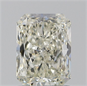 Natural Diamond 1.20 Carats, Radiant with  Cut, L Color, SI1 Clarity and Certified by GIA