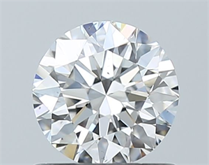 Picture of Natural Diamond 0.70 Carats, Round with Excellent Cut, F Color, VS2 Clarity and Certified by GIA