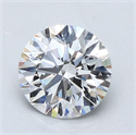 Diamante Natural 1.73 quilates, Redondo , Color F, claridad VS2 y certificado GIA
