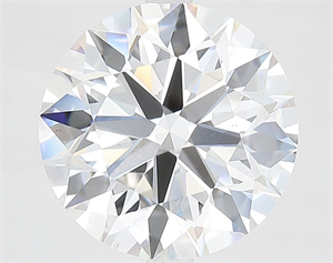 Picture of Lab Grown Diamond 5.70 Carats, Round with Ideal Cut, F Color, VS2 Clarity and Certified by IGI
