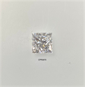 Natural Diamond 1.02 Carats, Princess with  Cut, E Color, SI1 Clarity and Certified by GIA