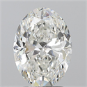 Natural Diamond 2.51 Carats, Oval with  Cut, G Color, VVS2 Clarity and Certified by GIA