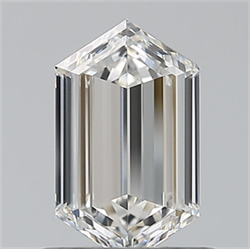 Picture of Natural Diamond 0.70 Carats, HEXAGONAL with  Cut, G Color, IF Clarity and Certified by GIA