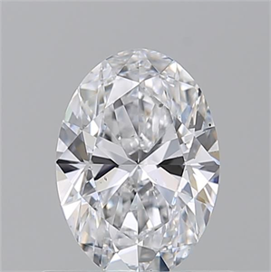 Picture of Natural Diamond 0.70 Carats, Oval with  Cut, D Color, SI1 Clarity and Certified by GIA