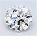 Diamante Natural 1.43 quilates, Redondo , Color J, claridad VVS1 y certificado GIA