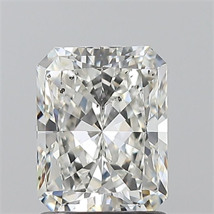 Foto Diamante Natural 1.50 quilates, Radiante , Color G, claridad SI2 y certificado GIA de