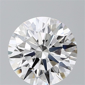 Picture of Lab Grown Diamond 3.53 Carats, Round with Ideal Cut, F Color, VS1 Clarity and Certified by IGI