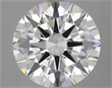 Lab Grown Diamond 2.85 Carats, Round with Excellent Cut, D Color, VS1 Clarity and Certified by GIA