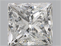 Natural Diamond 1.01 Carats, Princess with  Cut, G Color, VS2 Clarity and Certified by GIA