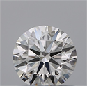 Diamante Natural 0.66 quilates, Redondo , Color E, claridad IF y certificado GIA