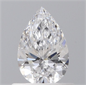 Diamante Natural 0.50 quilates, De pera , Color D, claridad VS1 y certificado GIA