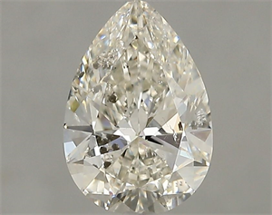 Picture of Natural Diamond 1.01 Carats, Pear with  Cut, J Color, I1 Clarity and Certified by GIA
