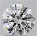 Diamante Natural 1.40 quilates, Redondo , Color E, claridad VVS1 y certificado GIA