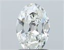 Natural Diamond 1.23 Carats, Oval with  Cut, H Color, VVS2 Clarity and Certified by GIA