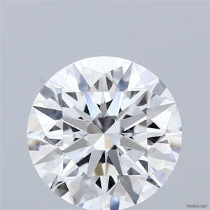 Picture of Lab Grown Diamond 3.55 Carats, Round with Ideal Cut, E Color, VVS1 Clarity and Certified by IGI