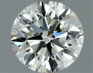 Picture of Natural Diamond 0.70 Carats, Round with Excellent Cut, J Color, VVS1 Clarity and Certified by IGI