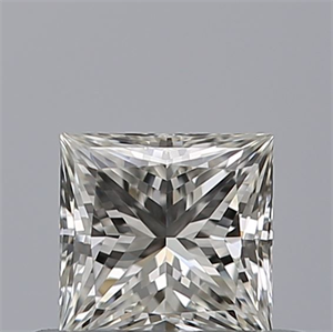 Picture of Natural Diamond 0.41 Carats, Princess with  Cut, G Color, VS1 Clarity and Certified by IGI