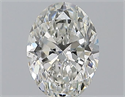 Natural Diamond 1.01 Carats, Oval with  Cut, H Color, SI1 Clarity and Certified by GIA