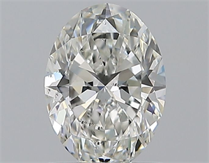 Picture of Natural Diamond 1.01 Carats, Oval with  Cut, H Color, SI1 Clarity and Certified by GIA